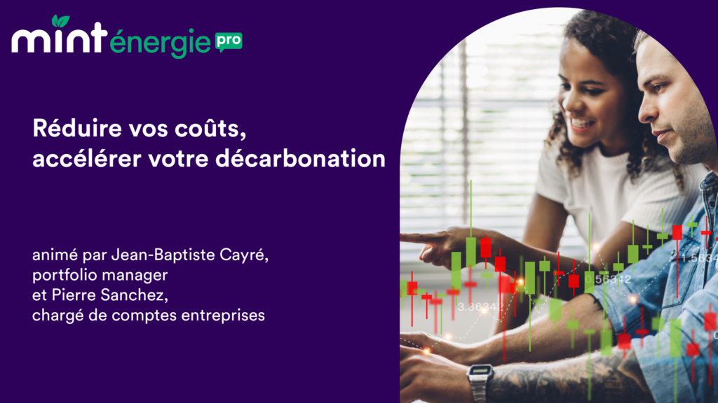 Webinaire Achats d’énergie, réduire vos coûts, accélérer votre décarbonation